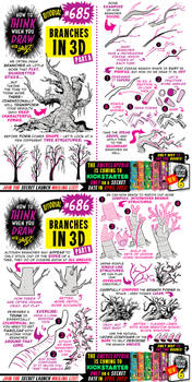 How to THINK when you draw BRANCHES in 3D!