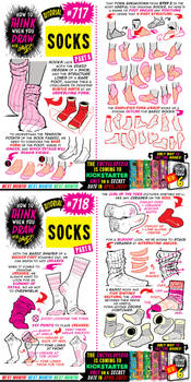 How to THINK when you draw SOCKS tutorial!