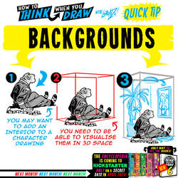 How to THINK when you draw BACKGROUNDS quick tip!