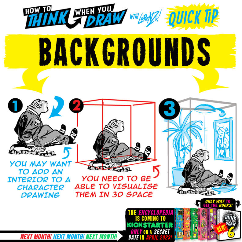 Draw Background First How to THINK when you draw BACKGROUNDS quick tip! by ...