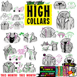 How to THINK when you draw HIGH COLLARS!