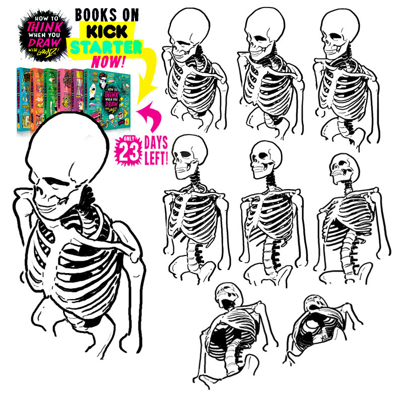 SKELETONS! Tutorials BOOKS are NOW ON KICKSTARTER! by ...