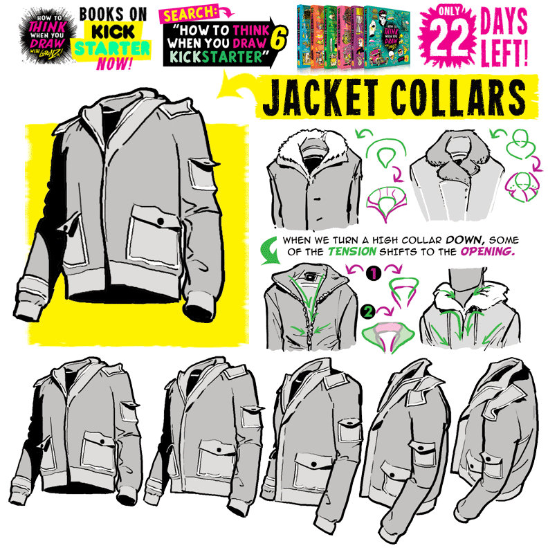 Jacket Drawstring Tutorial JACKETS! Tutorials BOOKS now on KICKSTARTER!!!!!!! by ...