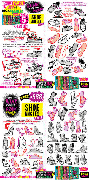 FIVE DAYS LEFT to get the BOOKS! SHOE ANGLES!