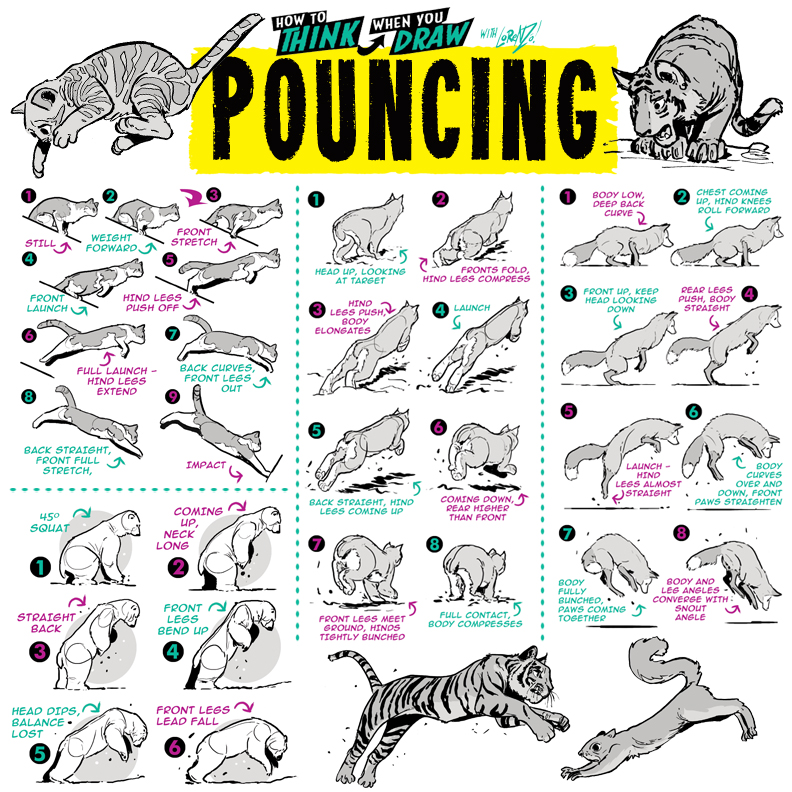 How to THINK when you draw POUNCING! by EtheringtonBrothers on DeviantArt