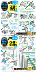 How to THINK when you draw CHOPSTICKS tutorial!