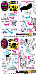 How to THINK when you draw DRAPING FABRIC tutorial