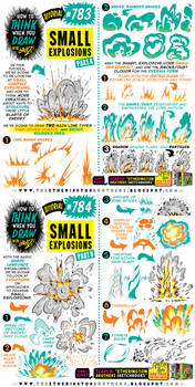 How to THINK when you draw SMALL EXPLOSIONS!