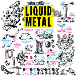 How to THINK when you draw LIQUID METAL!