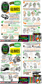 How to THINK when you draw GLOVES tutorial!