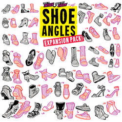 How to THINK When You Draw SHOE ANGLES tutorial!