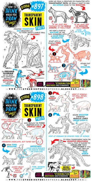 How to THINK When You Draw TRANSPARENT SKIN!