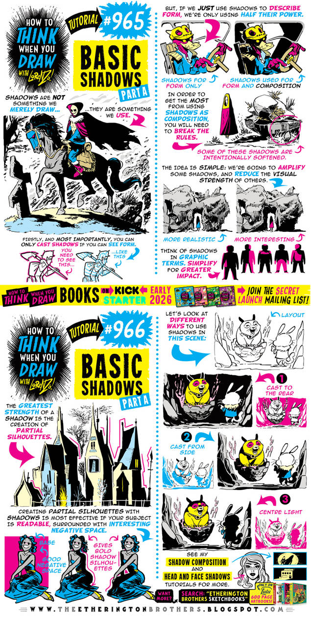 How to THINK When You Draw BASIC SHADOWS tutorial! by ...
