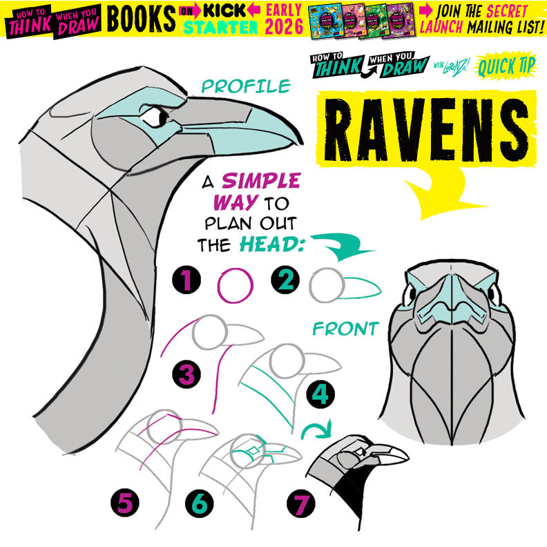 How to THINK When You Draw RAVENS! by EtheringtonBrothers on DeviantArt