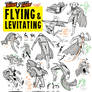 How to THINK When You Draw FLYING and LEVITATING!