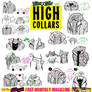 How to THINK When You Draw HIGH COLLARS!