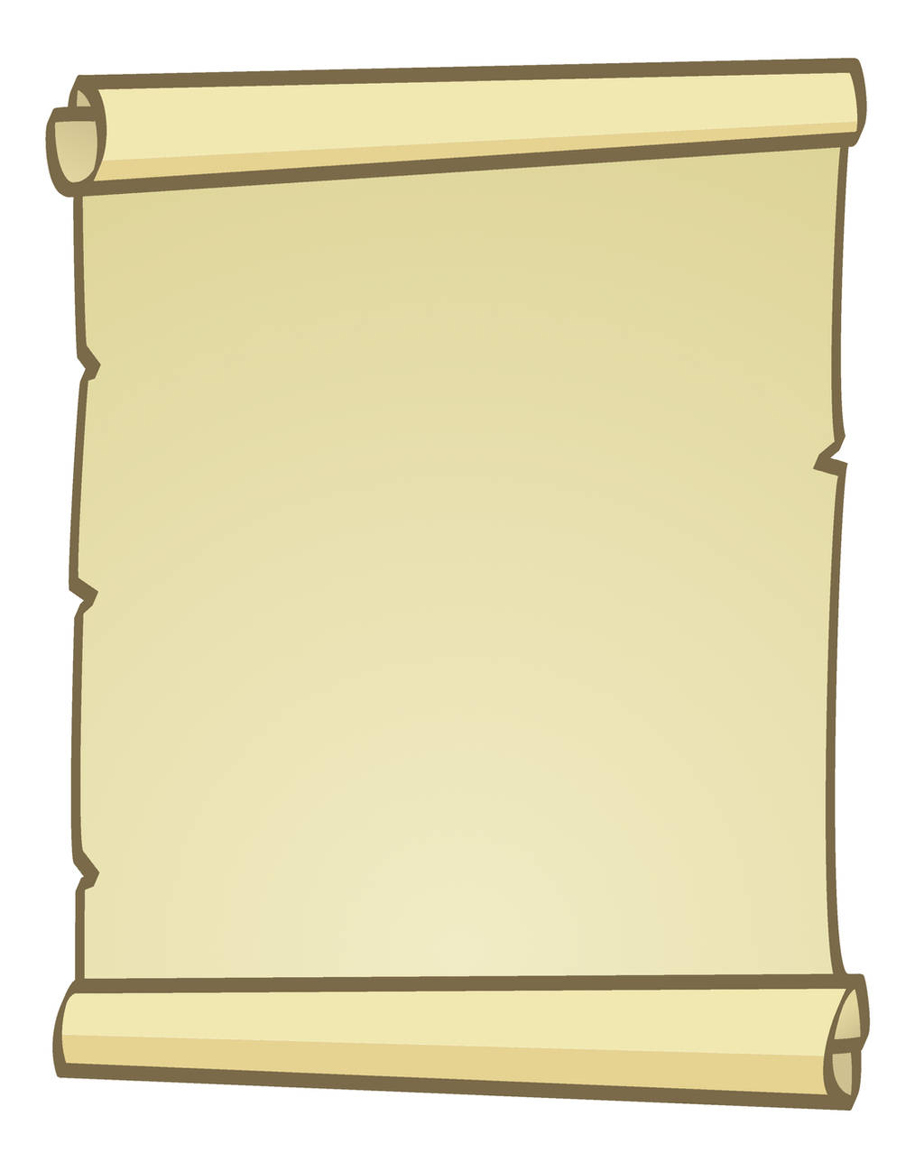 MLP - Frontal Scroll Empty by ziggrrauglurr