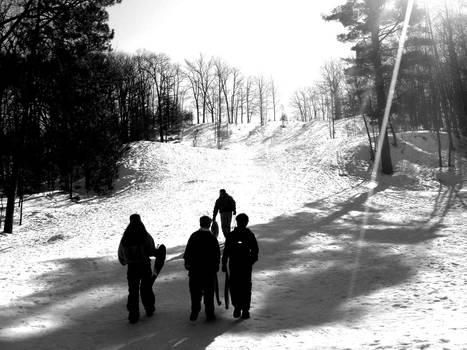 Walking To Snow.