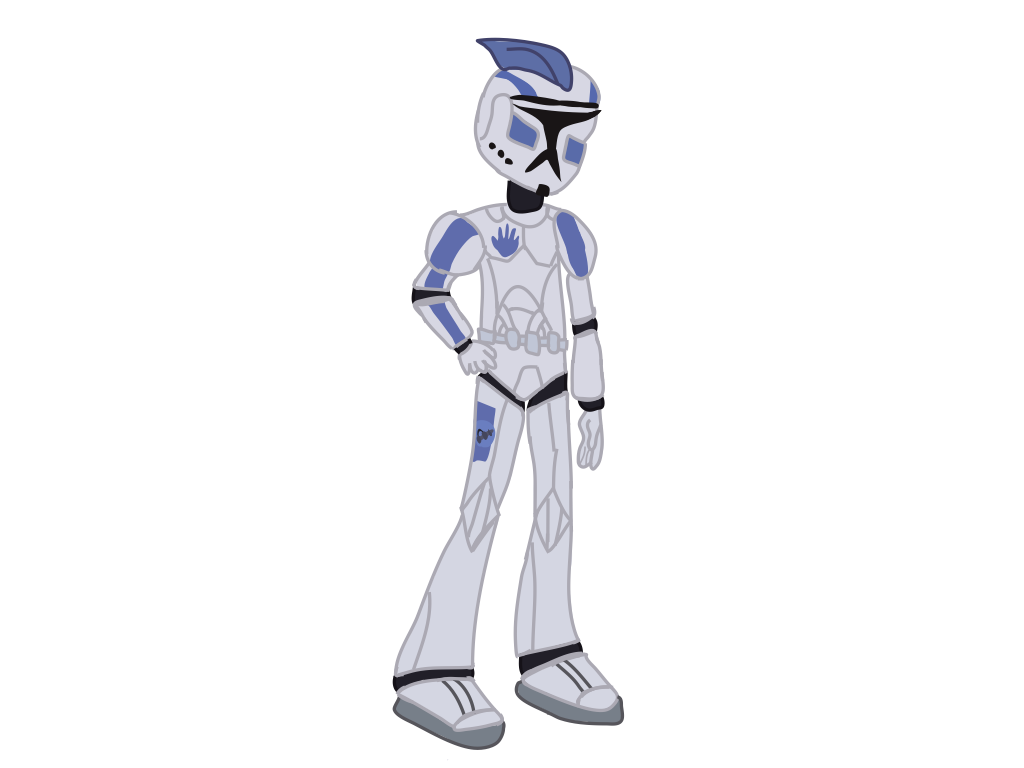 Echo from Star wars the clone wars Vector in EQG