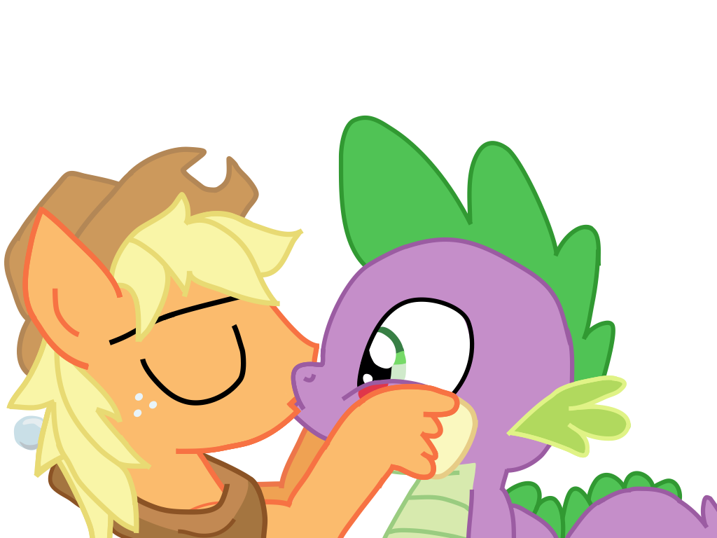 Apple Jack x Spike