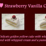 Strawberry Vanilla Cake Charm