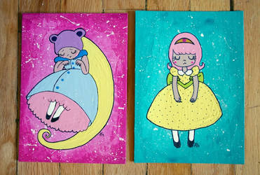 Cute girly paintings