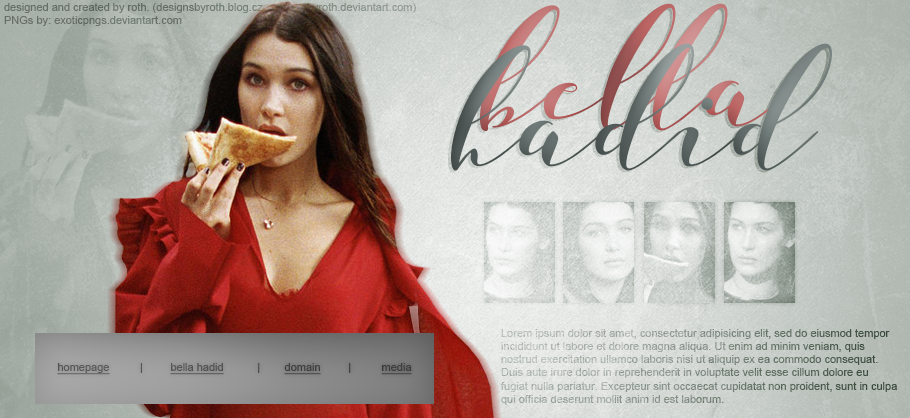 BELLA HADID FREE HEADER