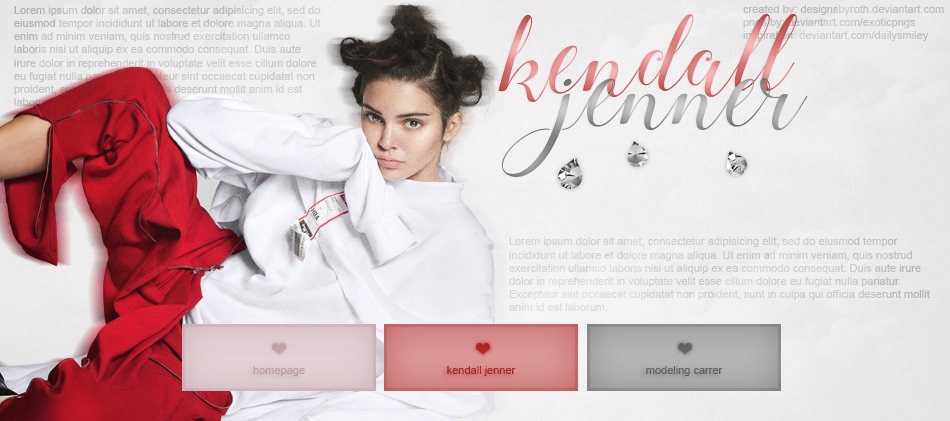 free header ft. kendall jenner