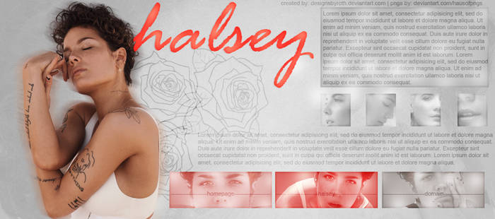 free header ft. Halsey