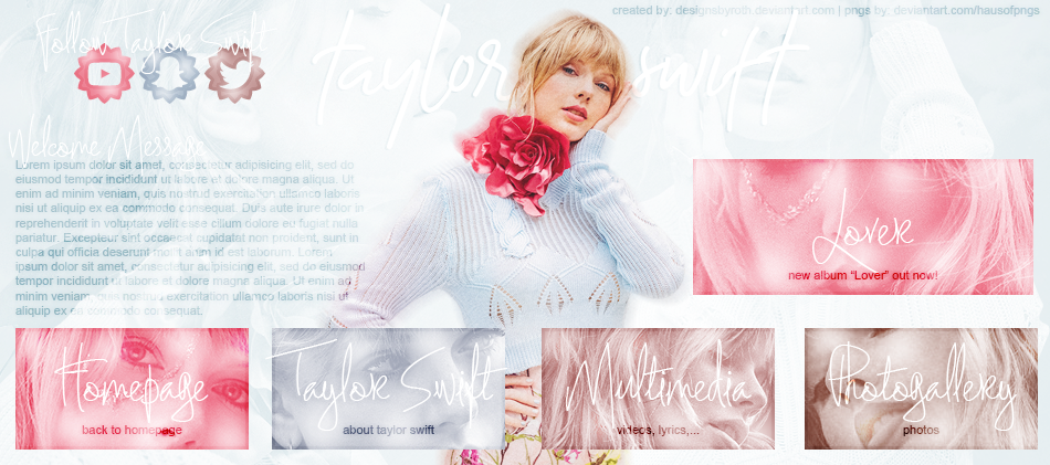 Free Header Ft Taylor Swift By Designsbyroth On Deviantart
