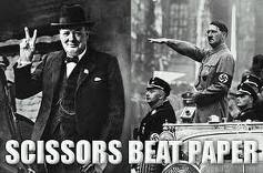 Scissors beat paper