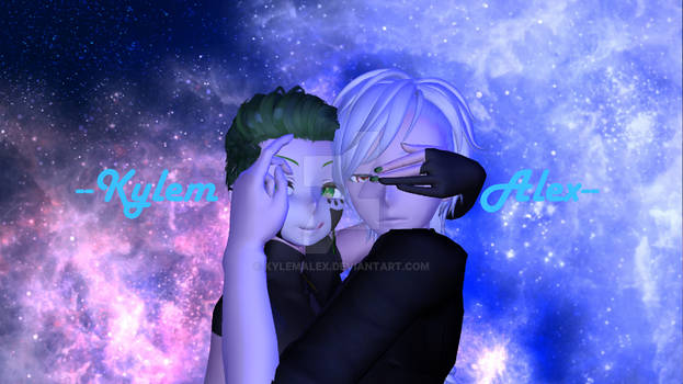 [MMD] Andy and Carson cover art for YouTube