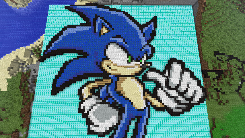 Minecraft Sonic By ShadowRider2000 On DeviantArt