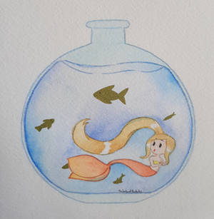 Mermaid in a bottle 2