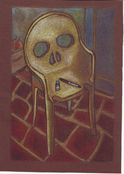 Van Gogh's Chair Reproduction Modernized Pastels 2