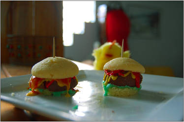 Hamburger Cupcakes