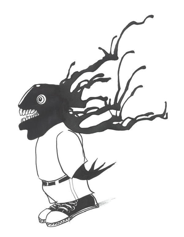 ink blot monster by Gaibhre on DeviantArt