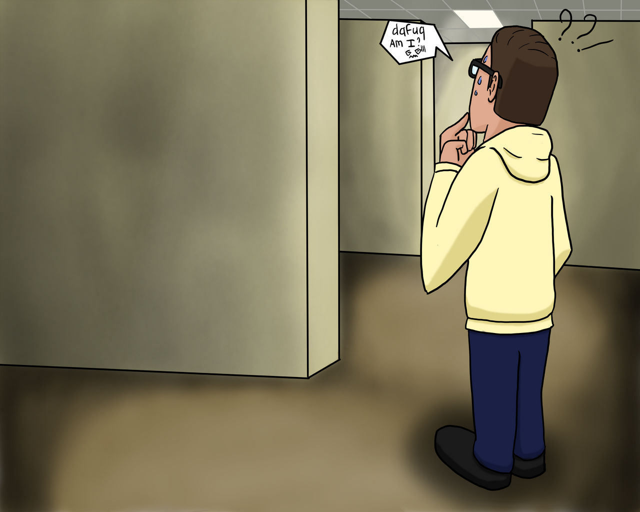 Stuck in the Backrooms. Level 13. The Apartments by Bionkly on DeviantArt