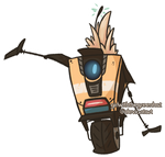 Mohawk Claptrap (now on redbubble) by cozylittleartblog