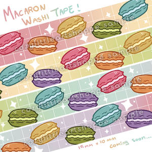 macarons washi tape design