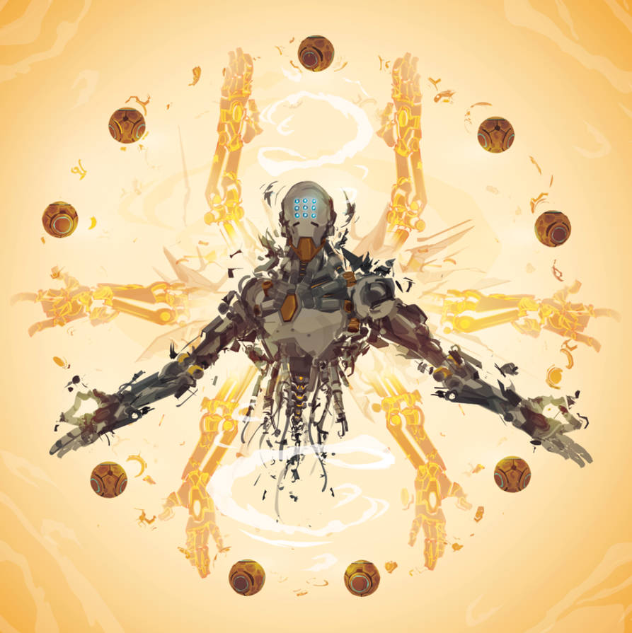 Zenyatta- 21 days of Overwatch! by ChasingArtwork