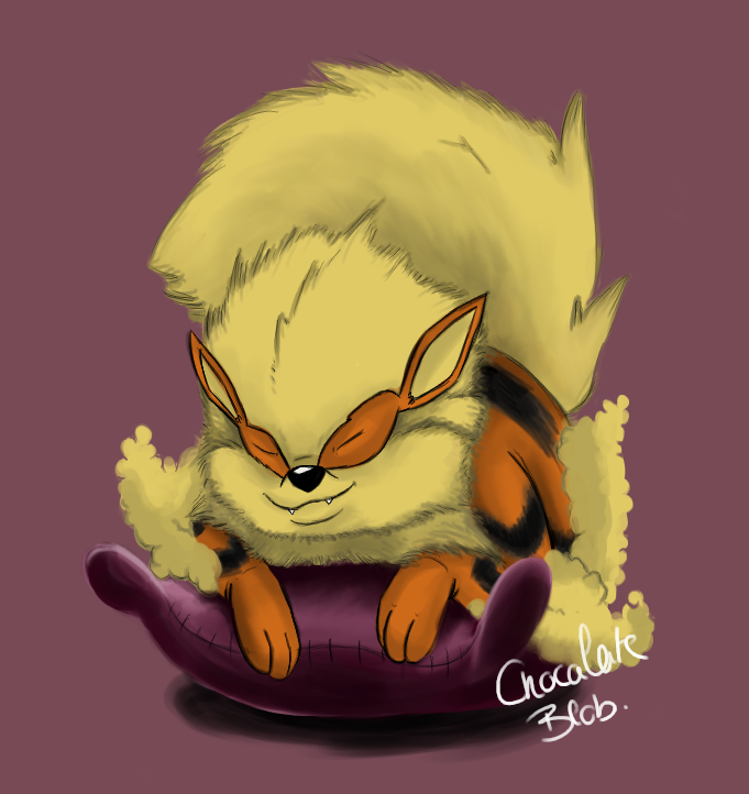 Arcanine's bedtime