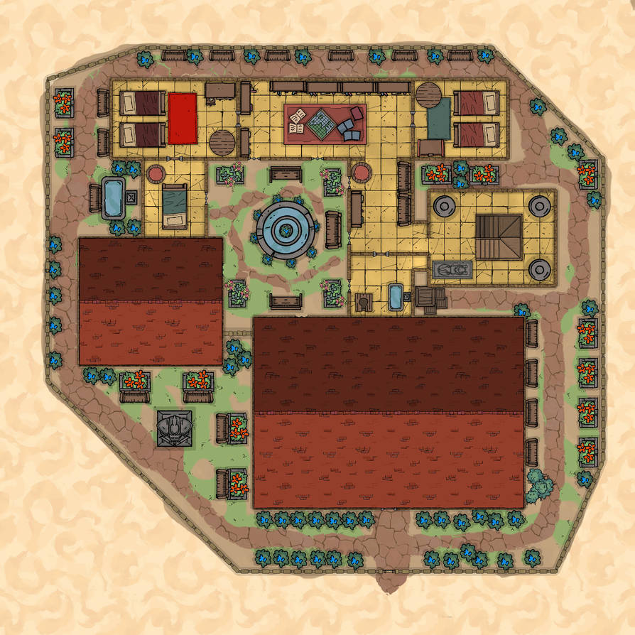Estate - 2nd Floor Map by TorinSlik on DeviantArt