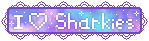 Galaxy Stamp - I love Sharkies