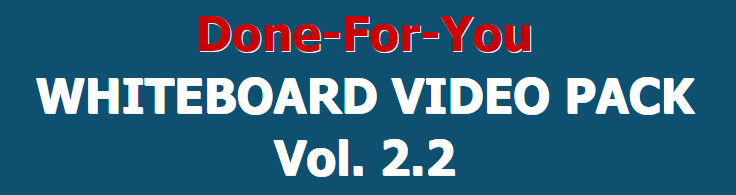 DFY Whiteboard Video Pack 2.0 Review