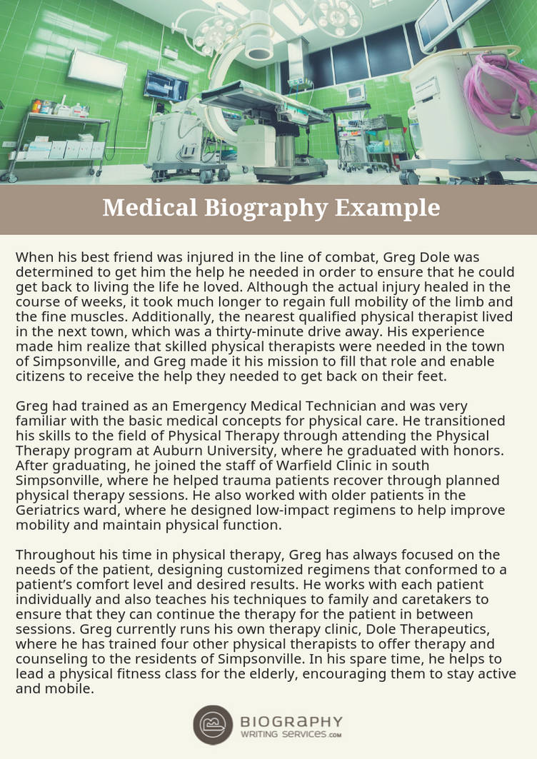 Clinical Bio Examples Medical Biography Examples by Example-samples-018 on DeviantArt