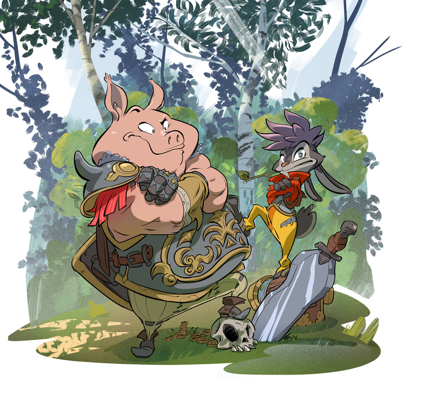 The Biscuit Sword -characters 1- Italo and Wiz by tommasorenieri The Biscuit Sword -characters 1- Italo and Wiz by tommasorenieri