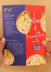 izzi pizza (brochure design)