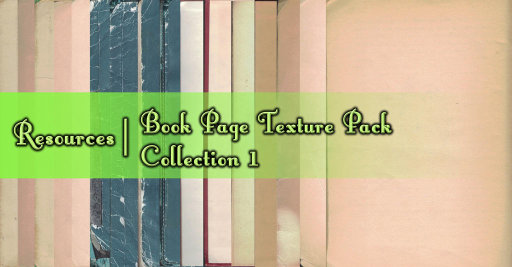 Resource - Book Page Texture Scan - Collection1 by Carmenole on DeviantArt