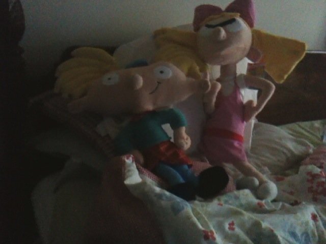 Arnold and Helga Plushies! ^_^